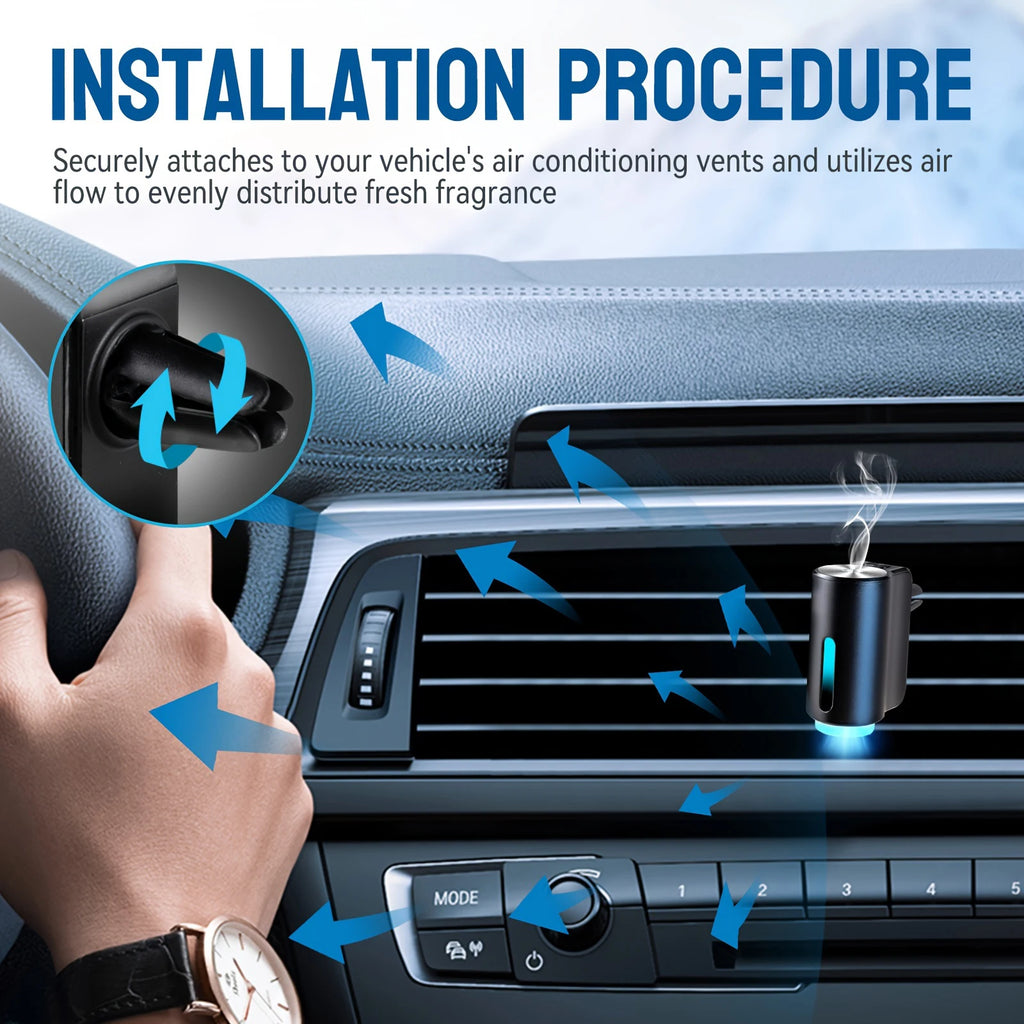 Difusor y Purificador de Aire para Coche con Aromaterapia